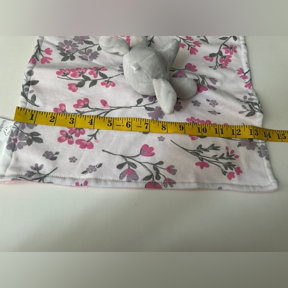 Koala Baby Gray Pink Elephant Lovey Security Blanket - Picture 5 of 6